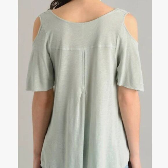 Free People Bittersweet Cold Shoulder Tee in Size XS - Picture 1 of 10